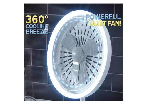 Illuminated Makeup Mirror with Fan Illuminated Makeup Mirror with Fan Beauty tools