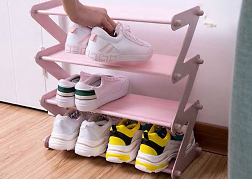 Shoes Rack Organizer – منظم الاحذية الزجزاج Shoes Rack Organizer – منظم الاحذية الزجزاج Home Decor Shoes Rack Organizer – منظم الاحذية الزجزاج Shoes Rack Organizer – منظم الاحذية الزجزاج Home Decor