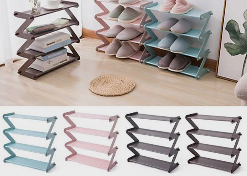 Shoes Rack Organizer – منظم الاحذية الزجزاج Shoes Rack Organizer – منظم الاحذية الزجزاج Home Decor Shoes Rack Organizer – منظم الاحذية الزجزاج Shoes Rack Organizer – منظم الاحذية الزجزاج Home Decor