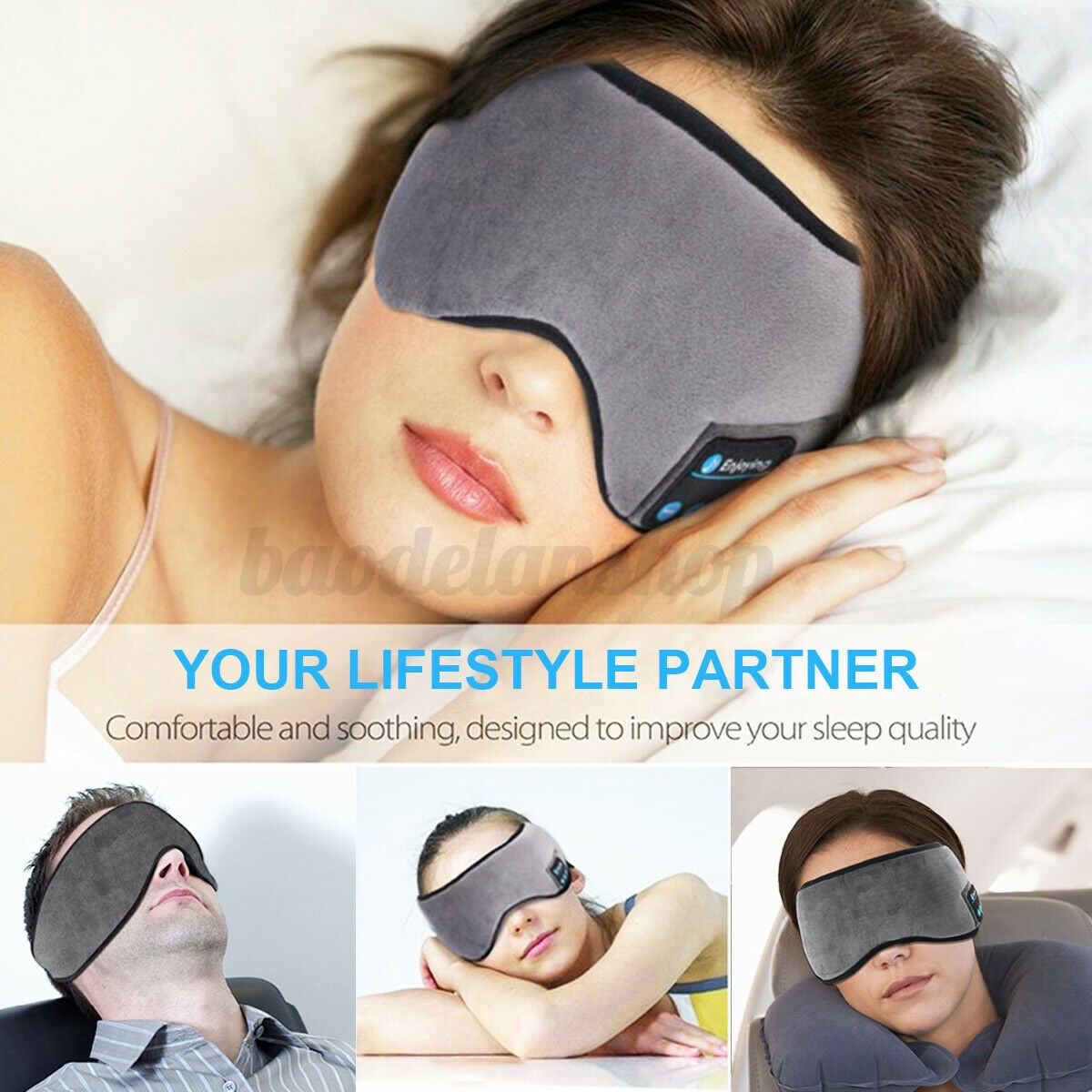 Bluetooth Eye Mask 3×1 Bluetooth Eye Mask 3×1 Electronics & Accessories
