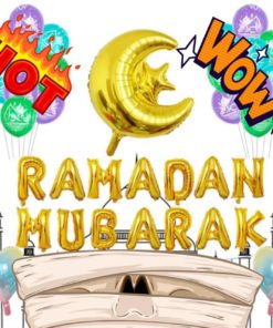 بالونات RAMADAN MUBARAk بالونات RAMADAN MUBARAk ديكور المنزل