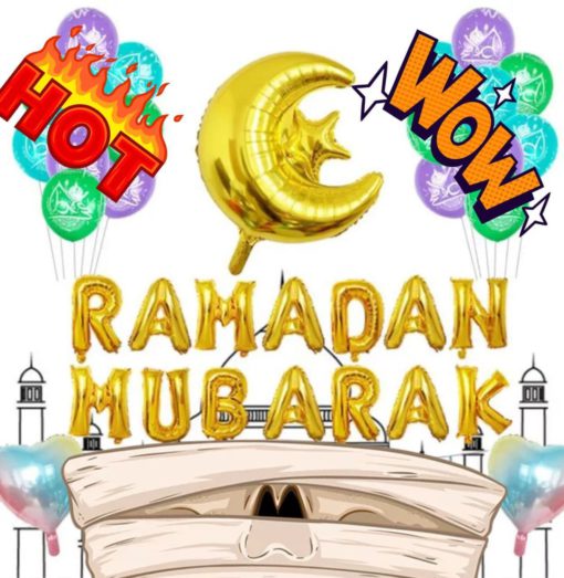 Ramadan MUBARAk Balloons Ramadan MUBARAk Balloons Gifts