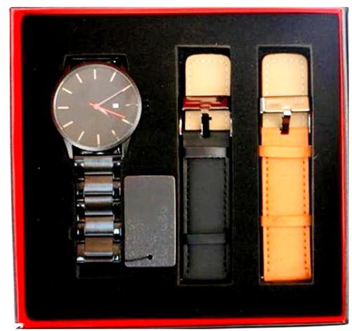 MVMT Analog watch set with leather bands MVMT Analog watch set with leather bands Accessories