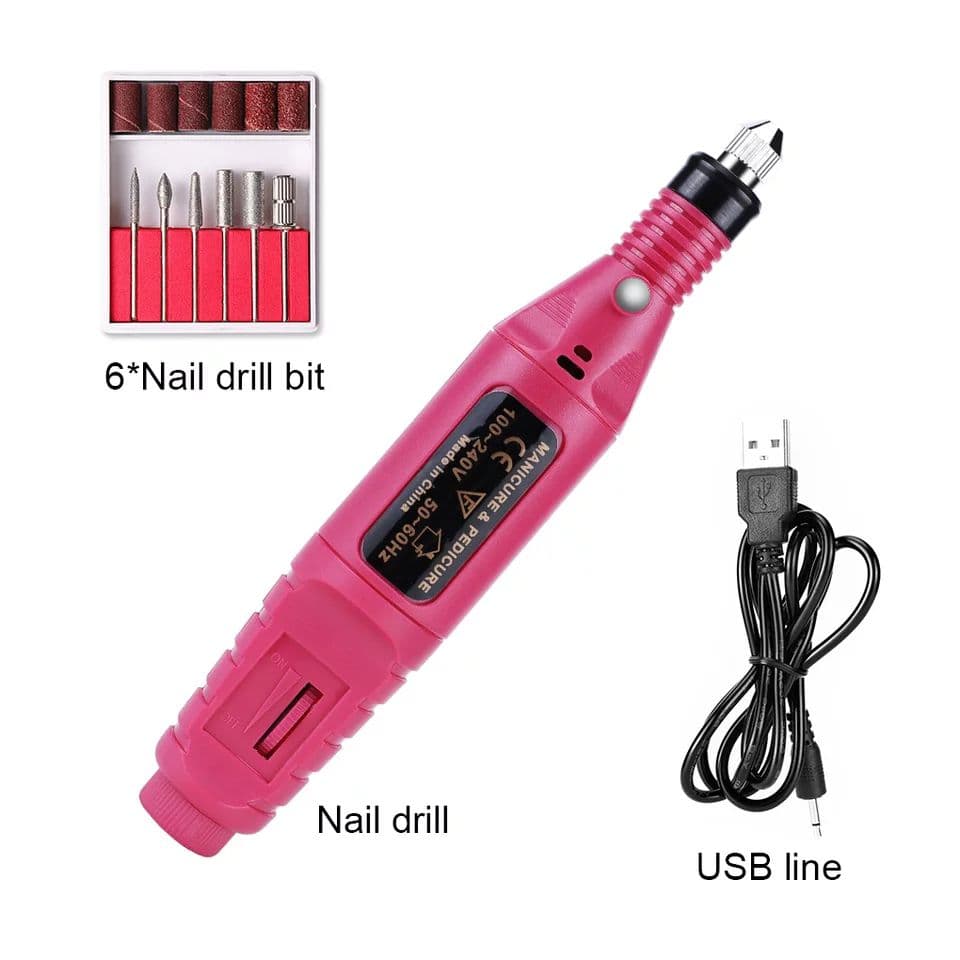 Electric nail drill device 6×1 Electric nail drill device 6×1 Beauty tools Electric nail drill device 6×1 Electric nail drill device 6×1 Beauty tools