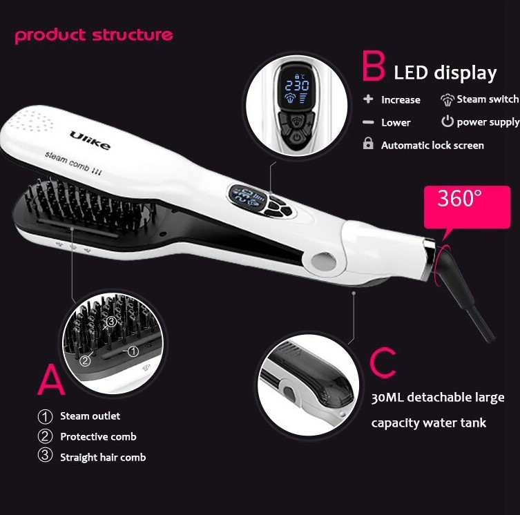 فرشاة حرارية بالبخار RE-2041 فرشاة حرارية بالبخار RE-2041 أجهزة العناية بالشعر فرشاة حرارية بالبخار RE-2041 فرشاة حرارية بالبخار RE-2041 أجهزة العناية بالشعر